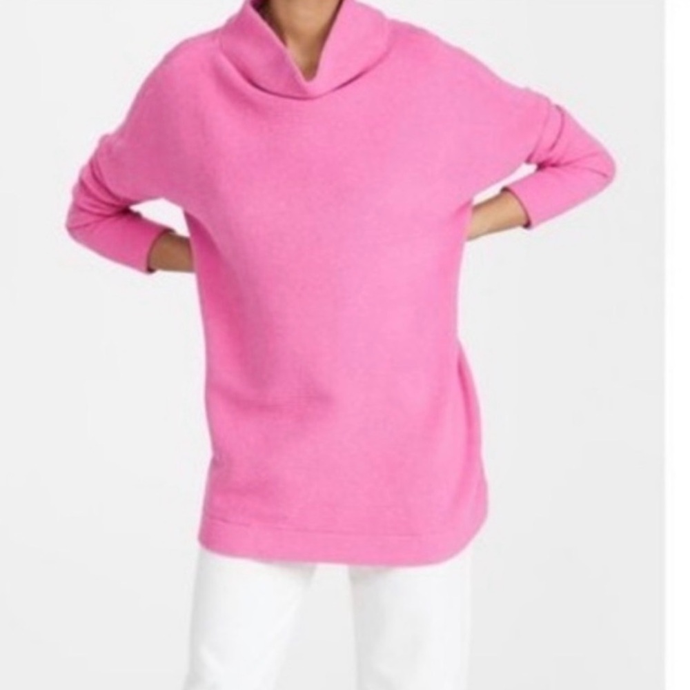 Free People Pink Cowl Neck Sweater - Picture 5 of 16